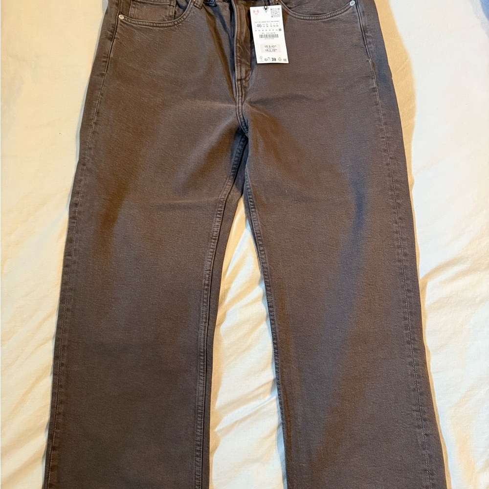 Zara Women’s wide leg jeans